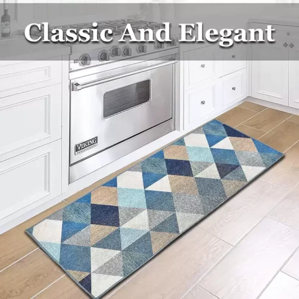 Ishro Home Rubber, Velvet Floor Mat